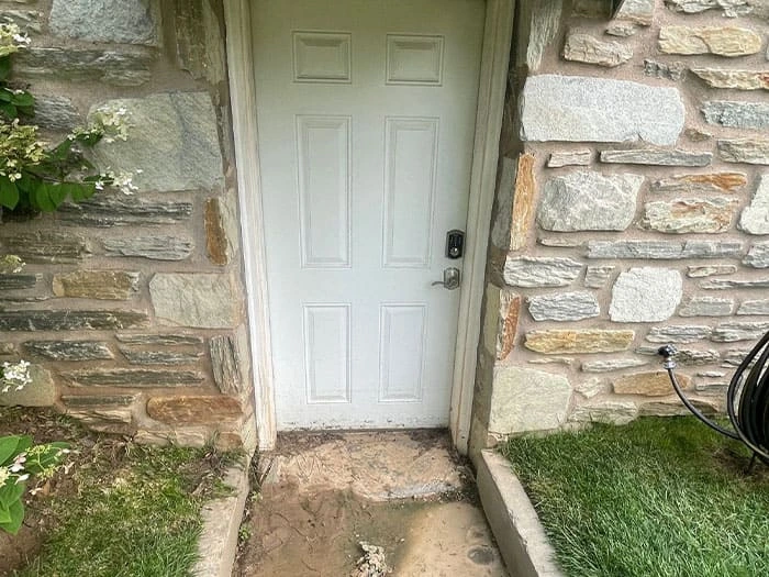 Residential Hardscape and Drainage project in rydal, pa